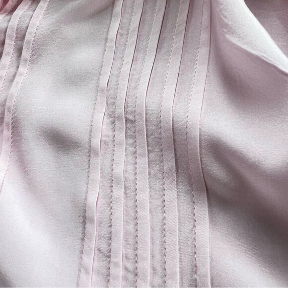 Talbots Pintuck Three Quarter Sleeve Pink Lightweight Tunic Blouse Size XL - Picture 12 of 12